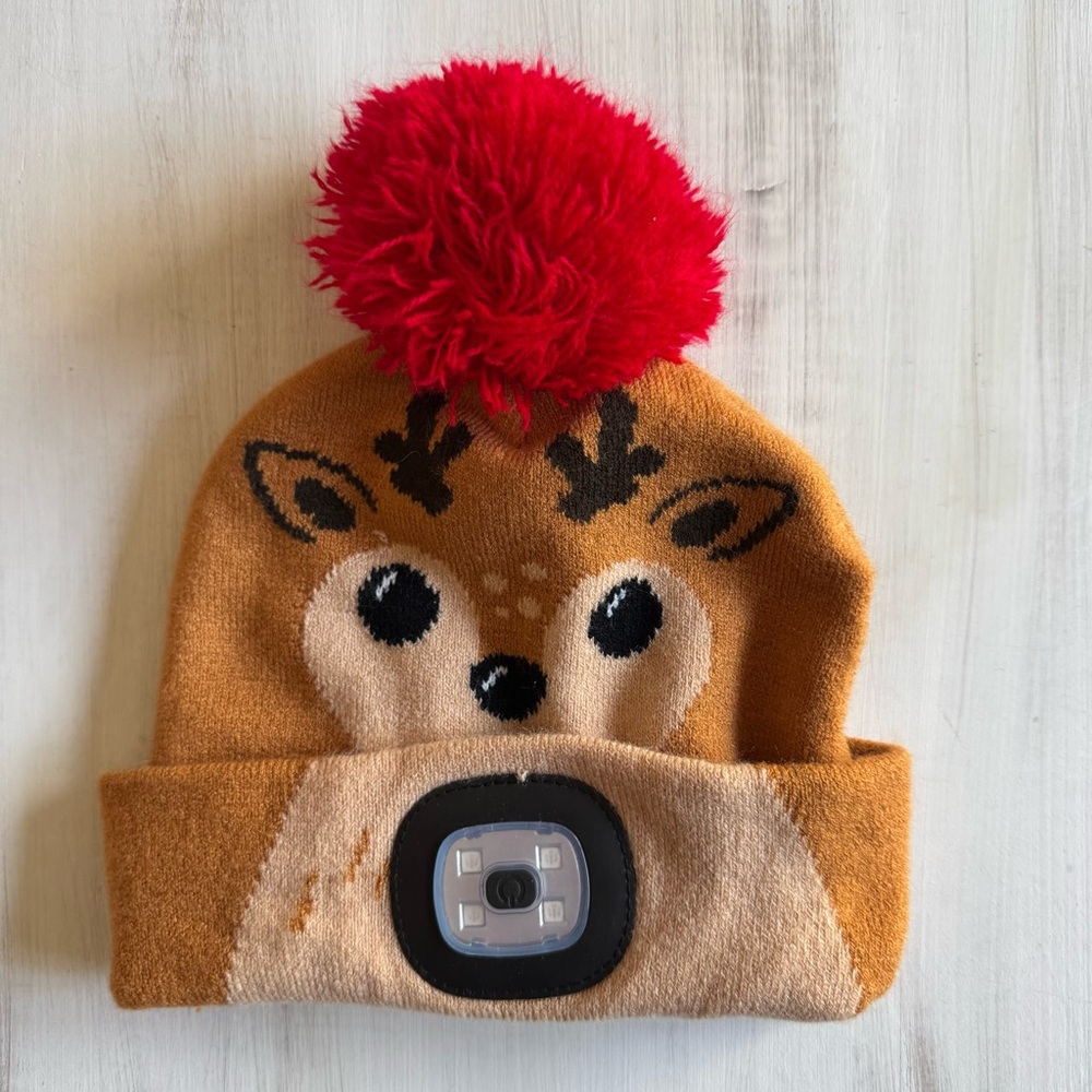 Night Scope kids reindeer nightlight hat